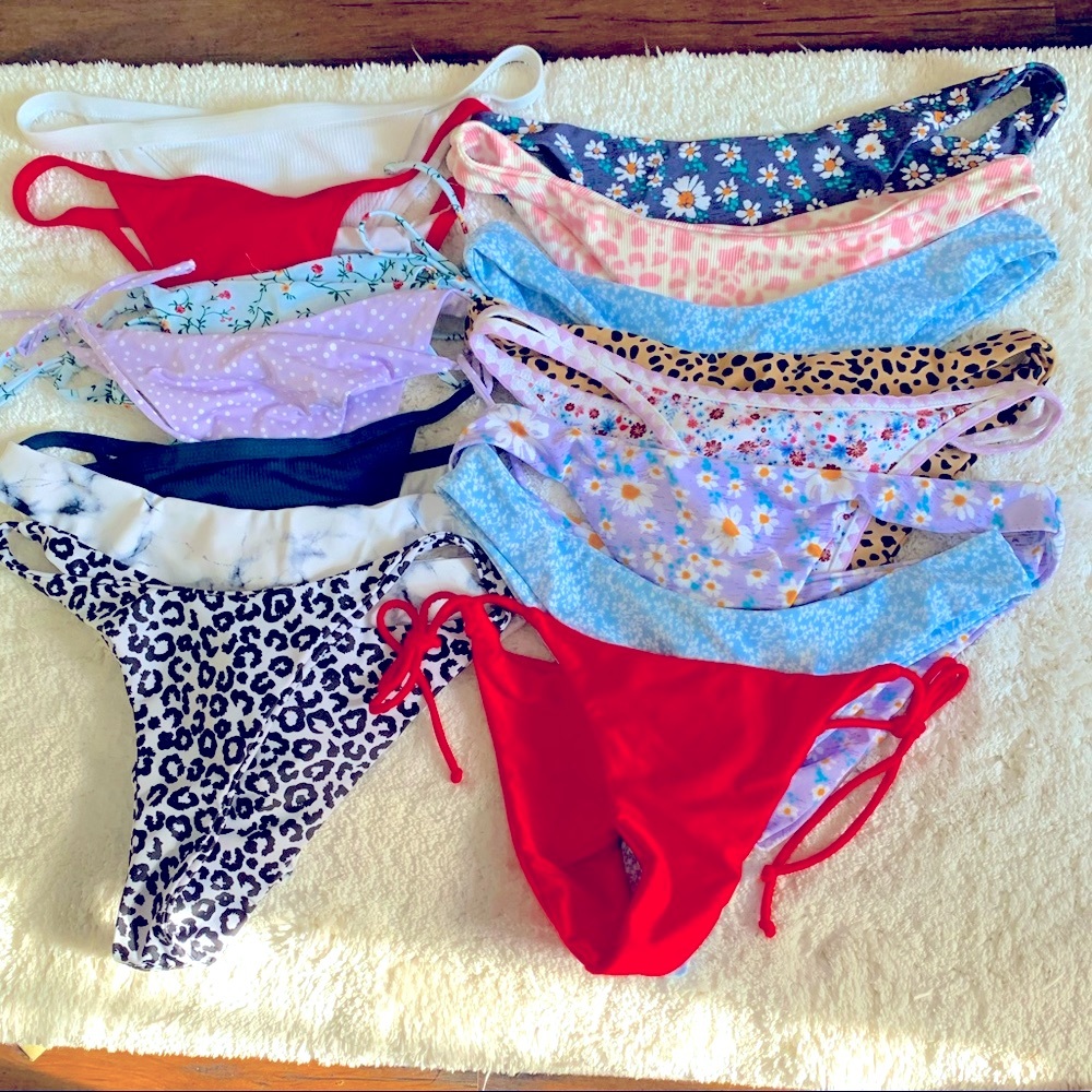 15 BIKINI BATHING SUIT BOTTOMS NWOT